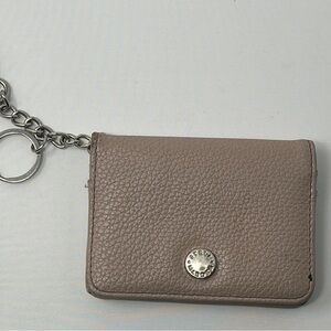 Steve Madden Blush Leather Keychain Wallet